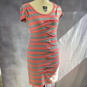 Pink & Gray 'Nicole Miller' Bodycon Dress